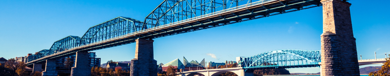 A scenic view of bridge in TN.