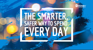 The smarter way to spend everyday CU Money logo.