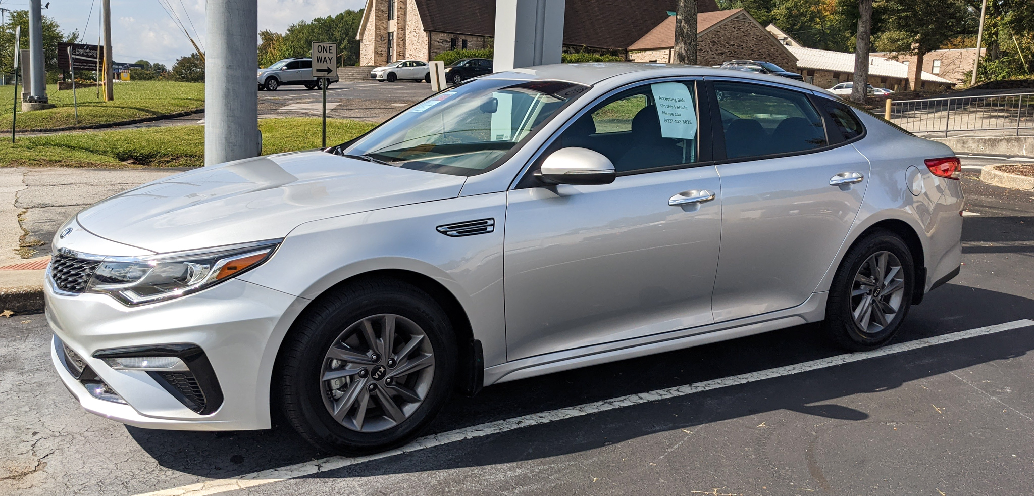 Silver 2020 Kia Optima for sale.